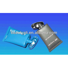 50ml ovales Kunststoff-Kosmetik-Rohr-Paket für hydratisierende Sonnencreme mit super oval Schraubverschluss